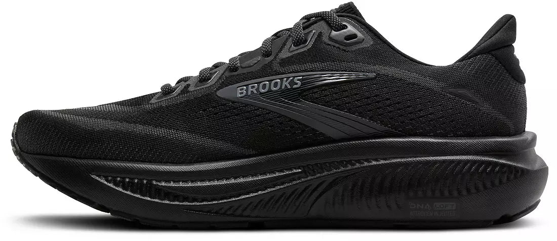 Brooks Women's Ghost 18 (Wide) - Black/Black/Ebony