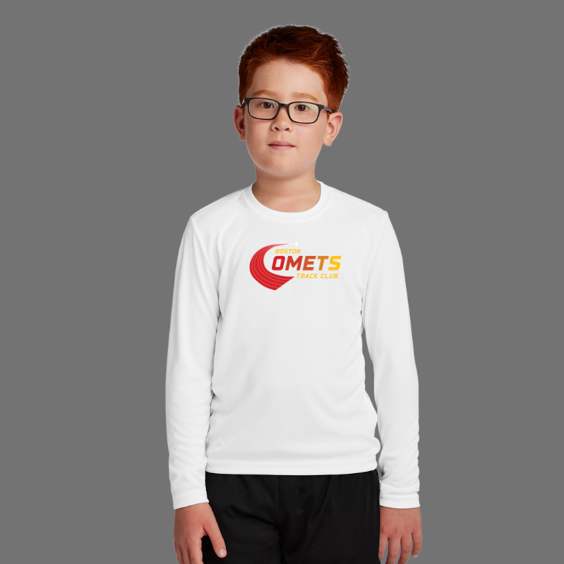 Boston Comets - Youth Performance Long Sleeve Tee (PC380YLS)