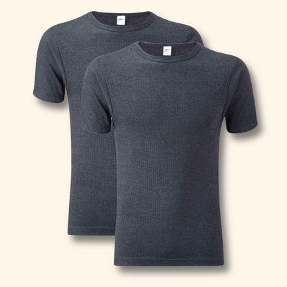 2 Pack Men's Thermal Underwear T Shirt
