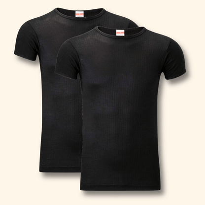 2 Pack Men's Thermal Underwear T Shirt