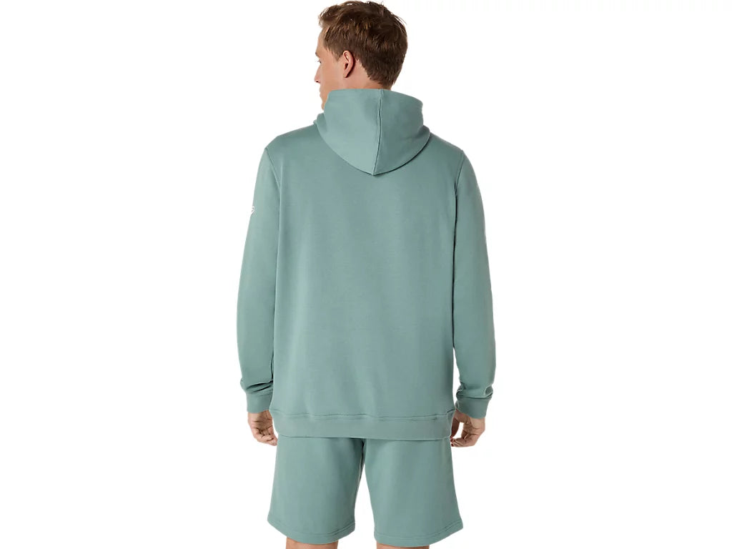 ASICS Unisex Sunday Sana Fleece Hoodie Celadon (2033B739-Blank)