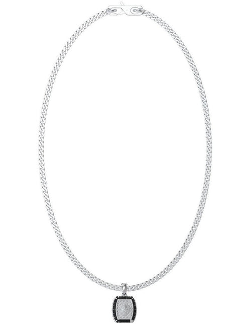 21'' Lion Charm Necklace 16mm in Silver