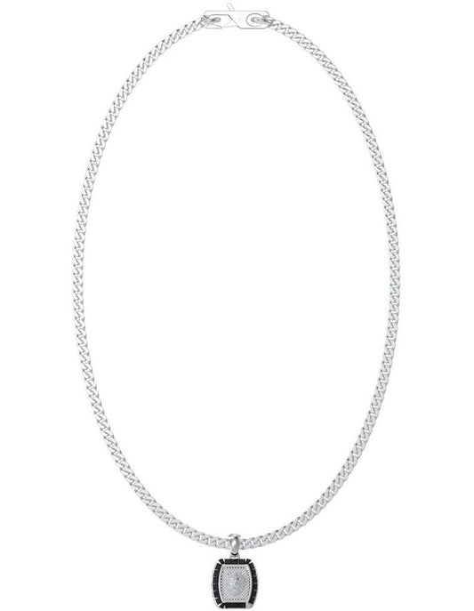 21'' Lion Charm Necklace 16mm in Silver