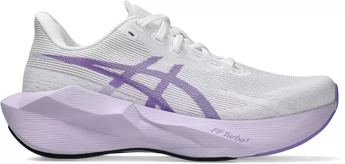 ASICS Women's NOVABLAST 6 WIDE - WHITE/MURASAKI