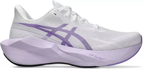 ASICS Women's NOVABLAST 6 WIDE - WHITE/MURASAKI