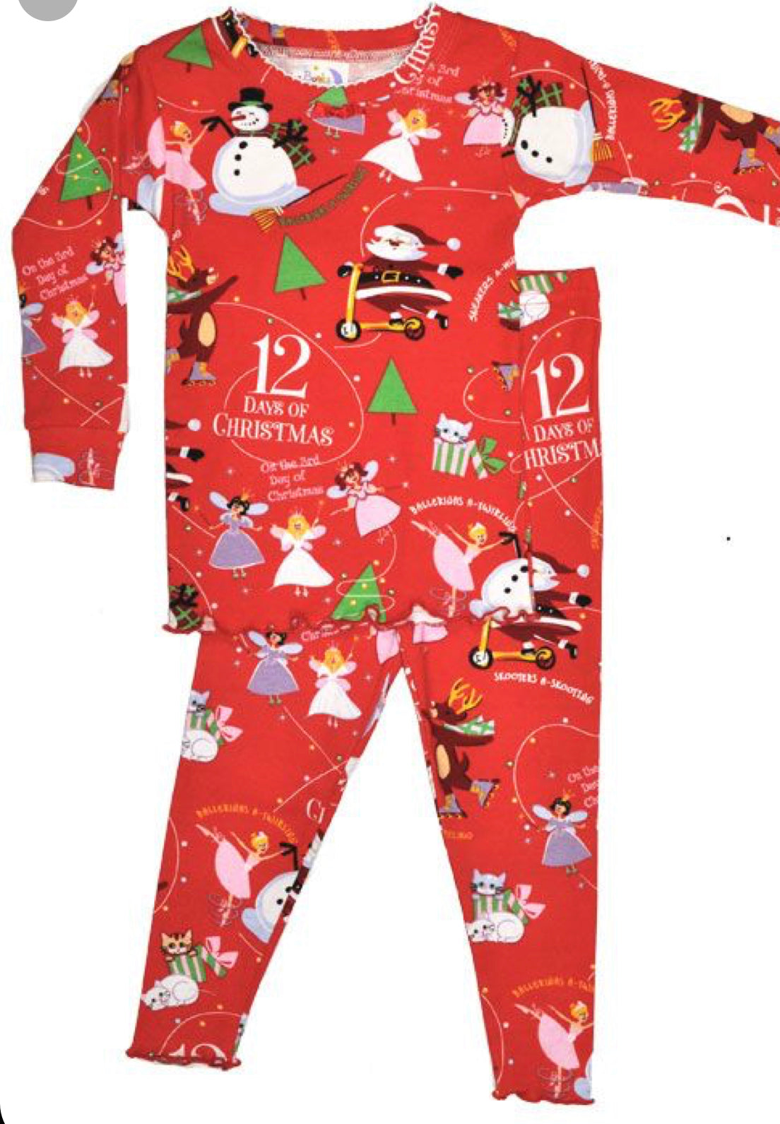12 Days of Christmas - Girlâs Pajamas