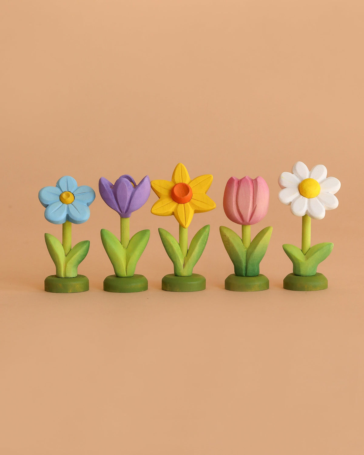 Bumbu Handmade Wooden Festive Flower Set