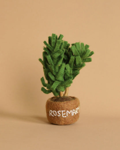 Handmade Felt Herb Pot
