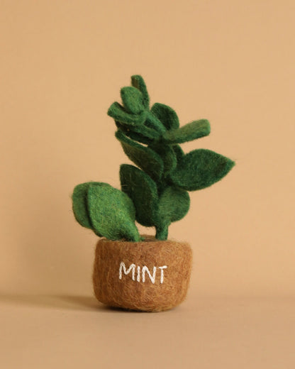 Handmade Felt Herb Pot