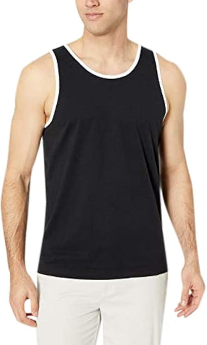 Amazon Essentials Men's Regular-Fit Sleeveless Tank Tops