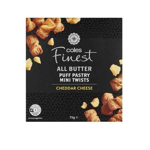 All Butter Puff Pastry Cheese Mini Twists Crackers
