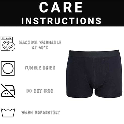 Black Cotton Stretch Boxer Shorts Pack Of 6 For Men Comfort Fit Breathable Waistband Underwear Everyday Wear