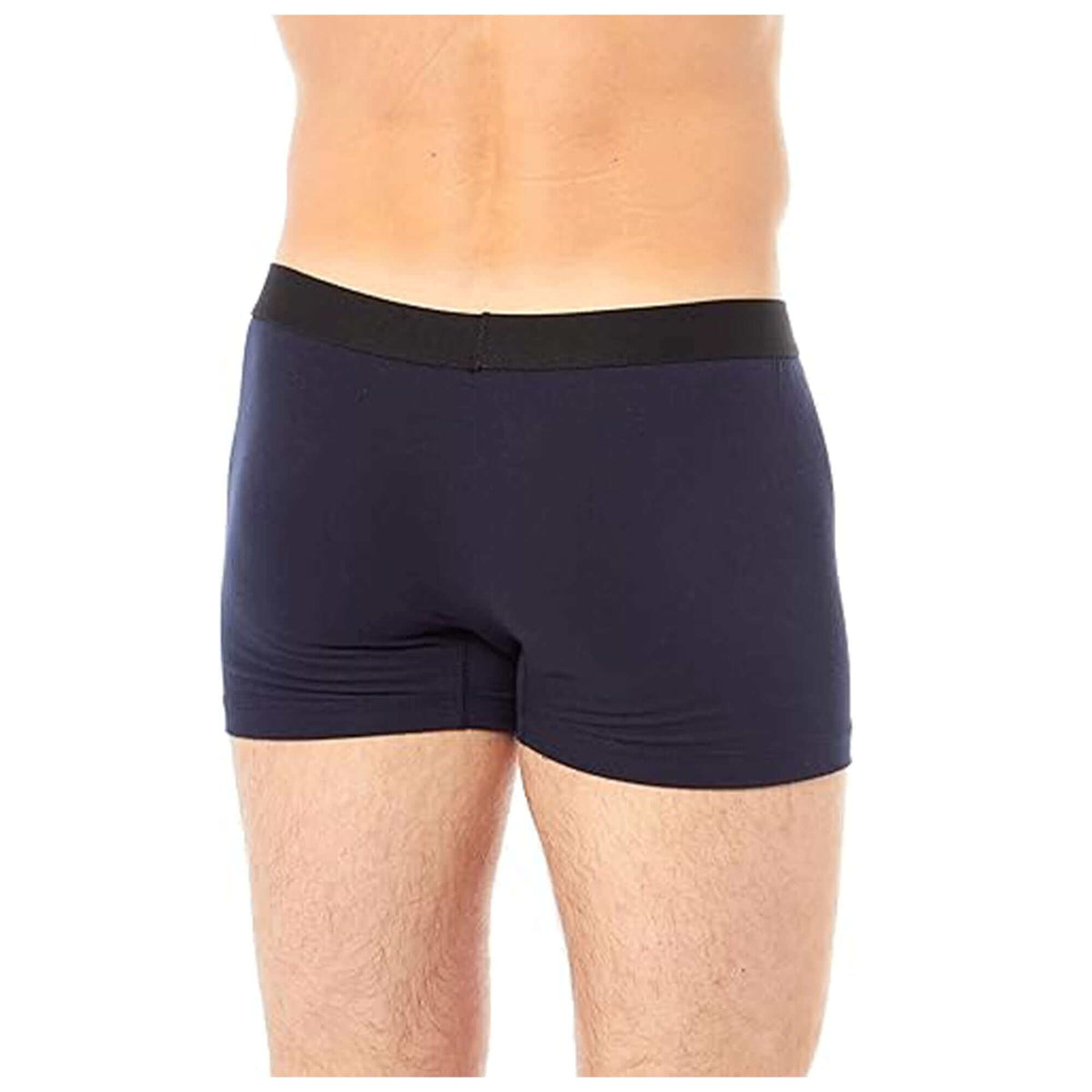 Black Cotton Stretch Boxer Shorts Pack Of 6 For Men Comfort Fit Breathable Waistband Underwear Everyday Wear