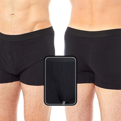 Black Cotton Stretch Boxer Shorts Pack Of 6 For Men Comfort Fit Breathable Waistband Underwear Everyday Wear