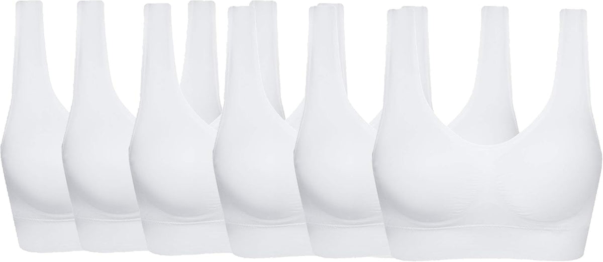 Women's Comfort Workout Sports Bra Low-Impact Activity Sleep Bras