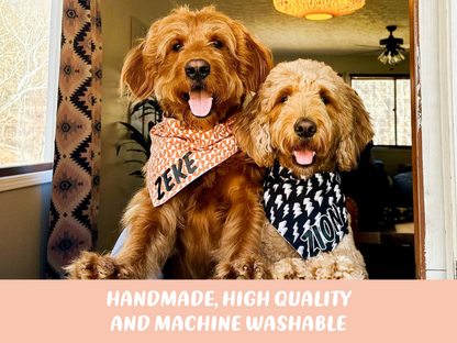 "I Love Mom" Dog Bandana