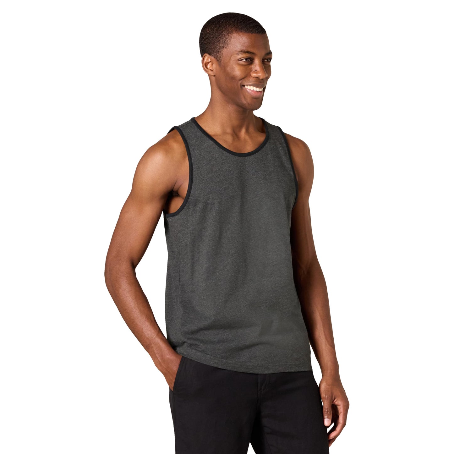 Amazon Essentials Men's Regular-Fit Sleeveless Tank Tops