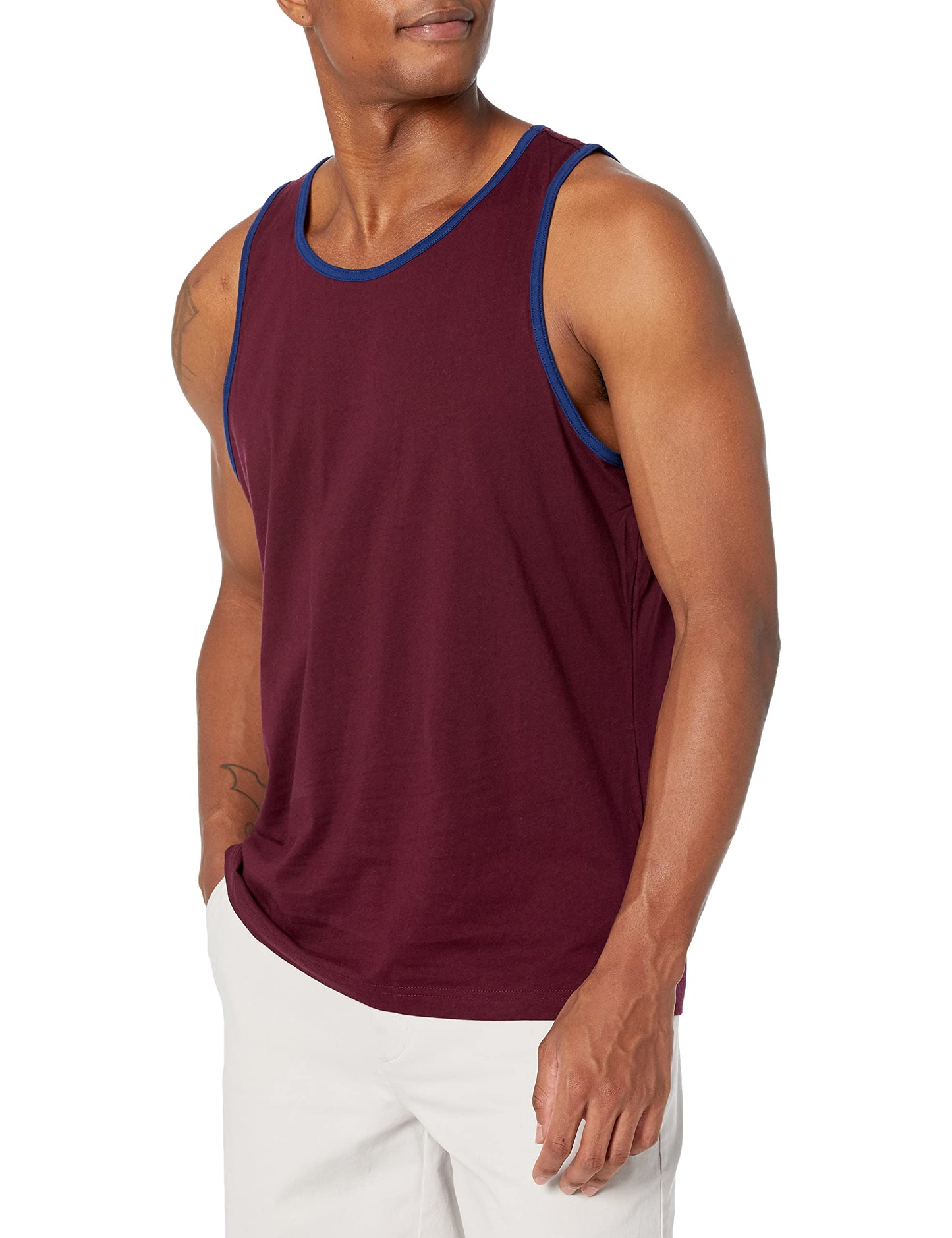 Amazon Essentials Men's Regular-Fit Sleeveless Tank Tops