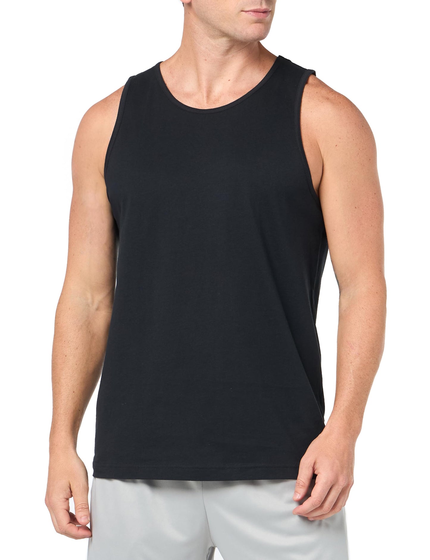 Amazon Essentials Men's Regular-Fit Sleeveless Tank Tops