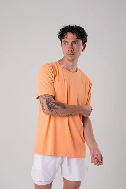 Alyth Active - Strong Tee - Sherbet Orange MEN