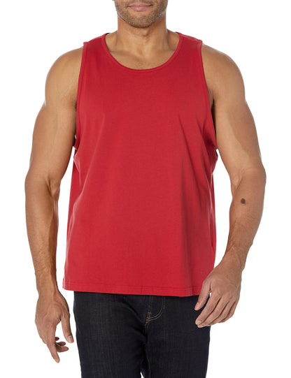 Amazon Essentials Men's Regular-Fit Sleeveless Tank Tops