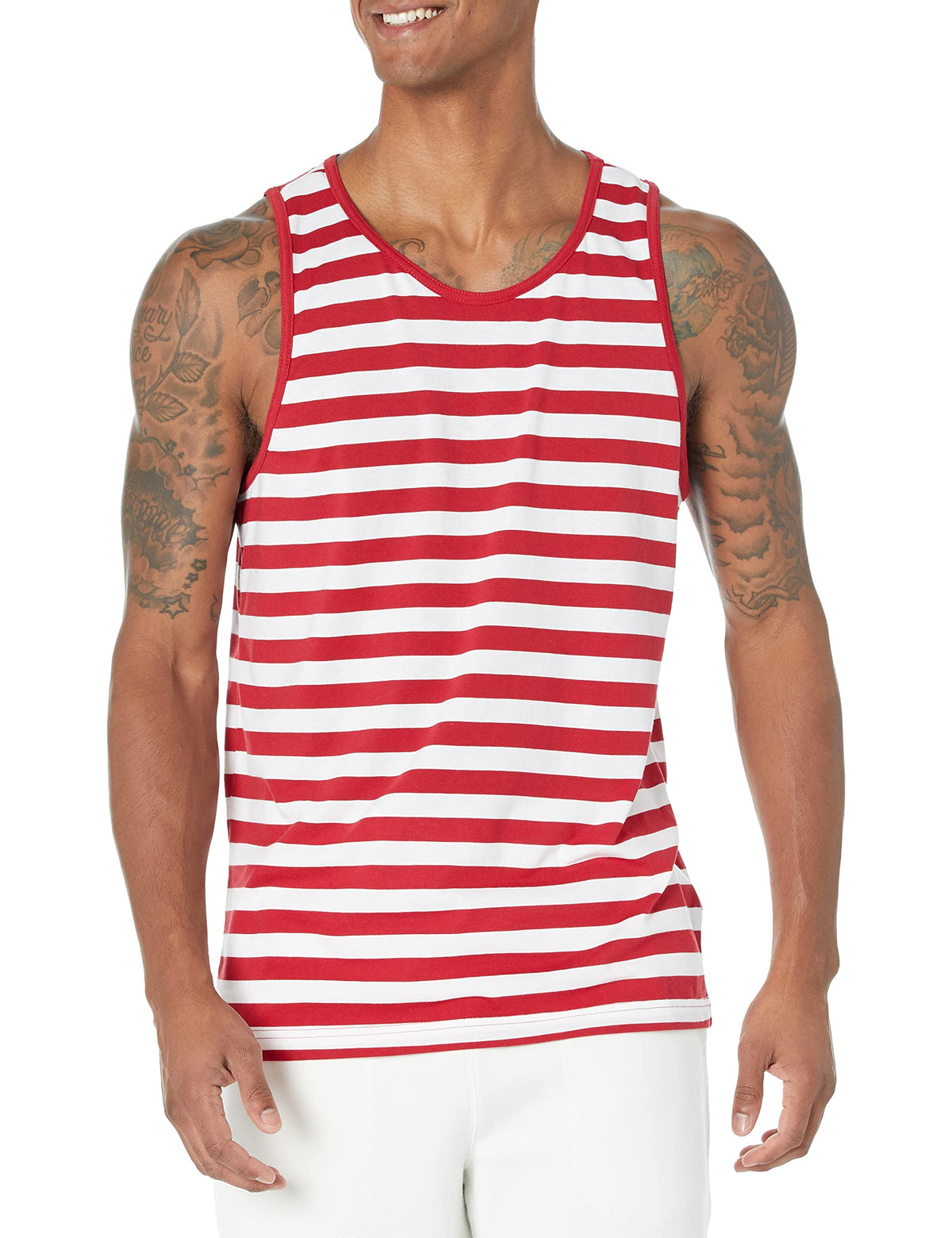 Amazon Essentials Men's Regular-Fit Sleeveless Tank Tops