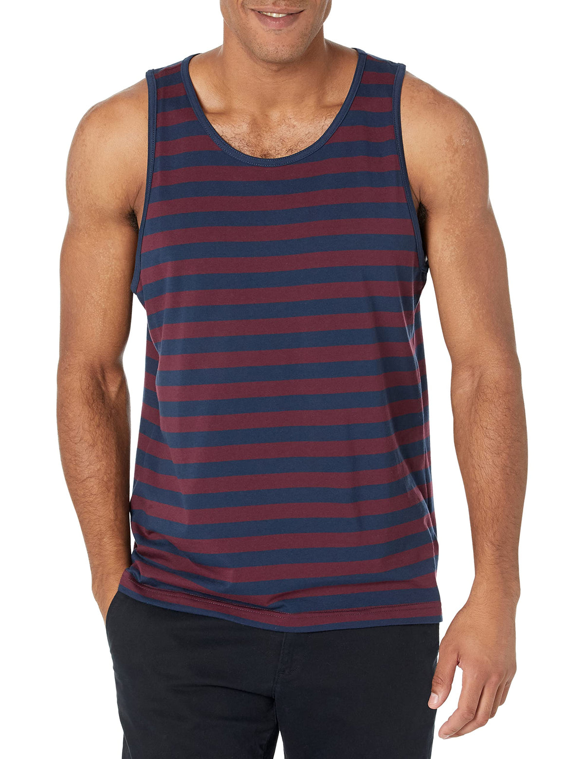 Amazon Essentials Men's Regular-Fit Sleeveless Tank Tops