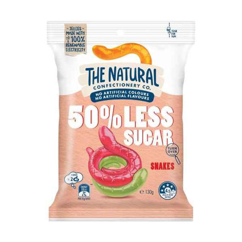 50% Less Sugar Snakes