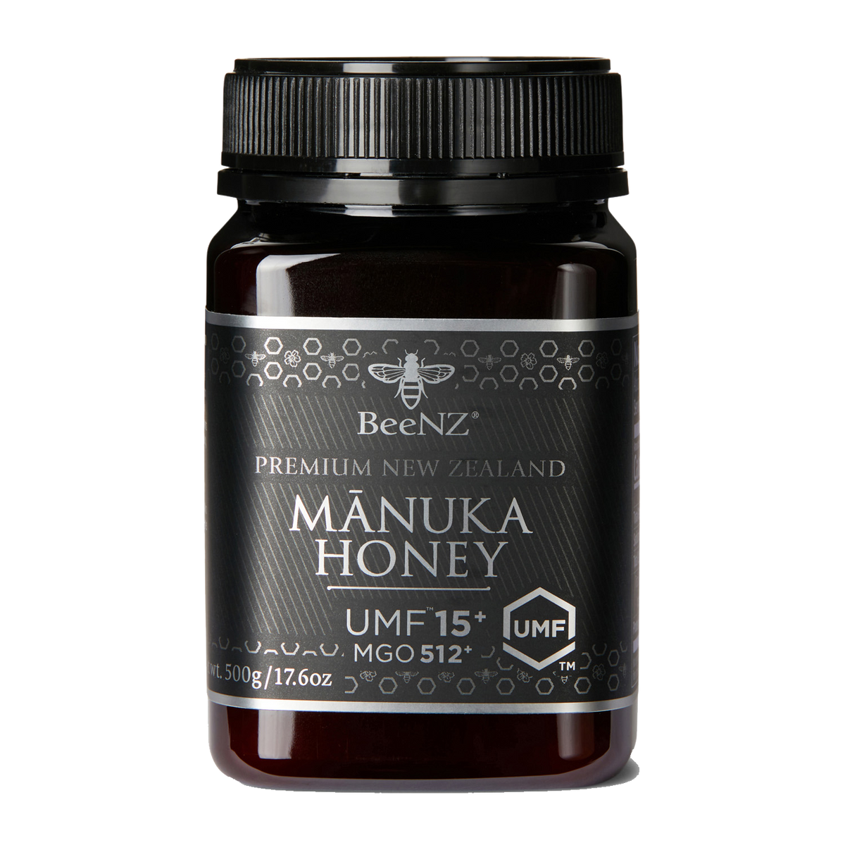 BeeNZ Manuka Honey UMF15+ - 17.6 OZ 12 Pack