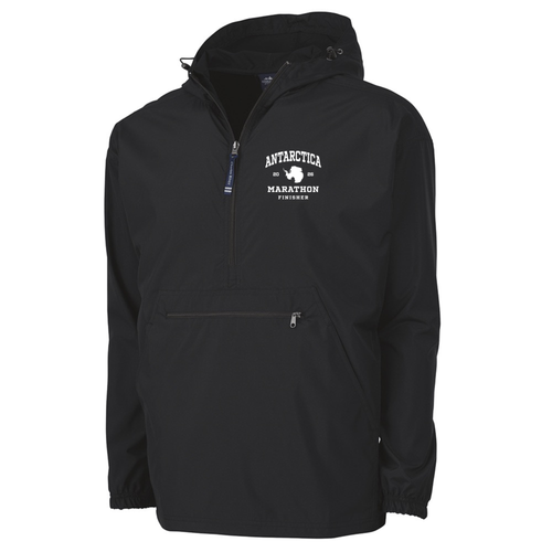 Antarctica Marathon Finisher 2026 - Pack-N-Go Pullover Jacket Black (9904)