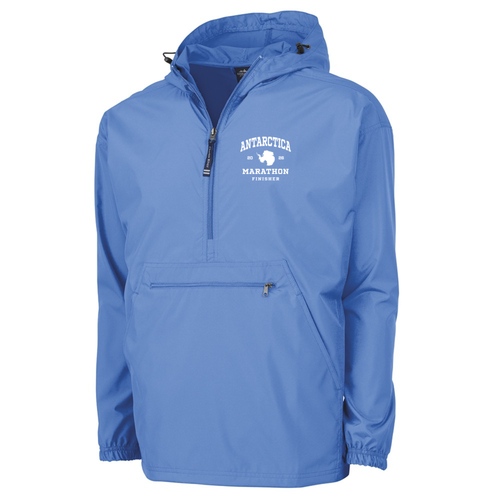 Antarctica Marathon Finisher 2026 - Pack-N-Go Pullover Jacket Columbia Blue (9904)