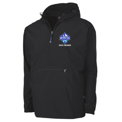 Antarctica Marathon Finisher 2026 - Pack-N-Go Pullover Jacket Black (9904)