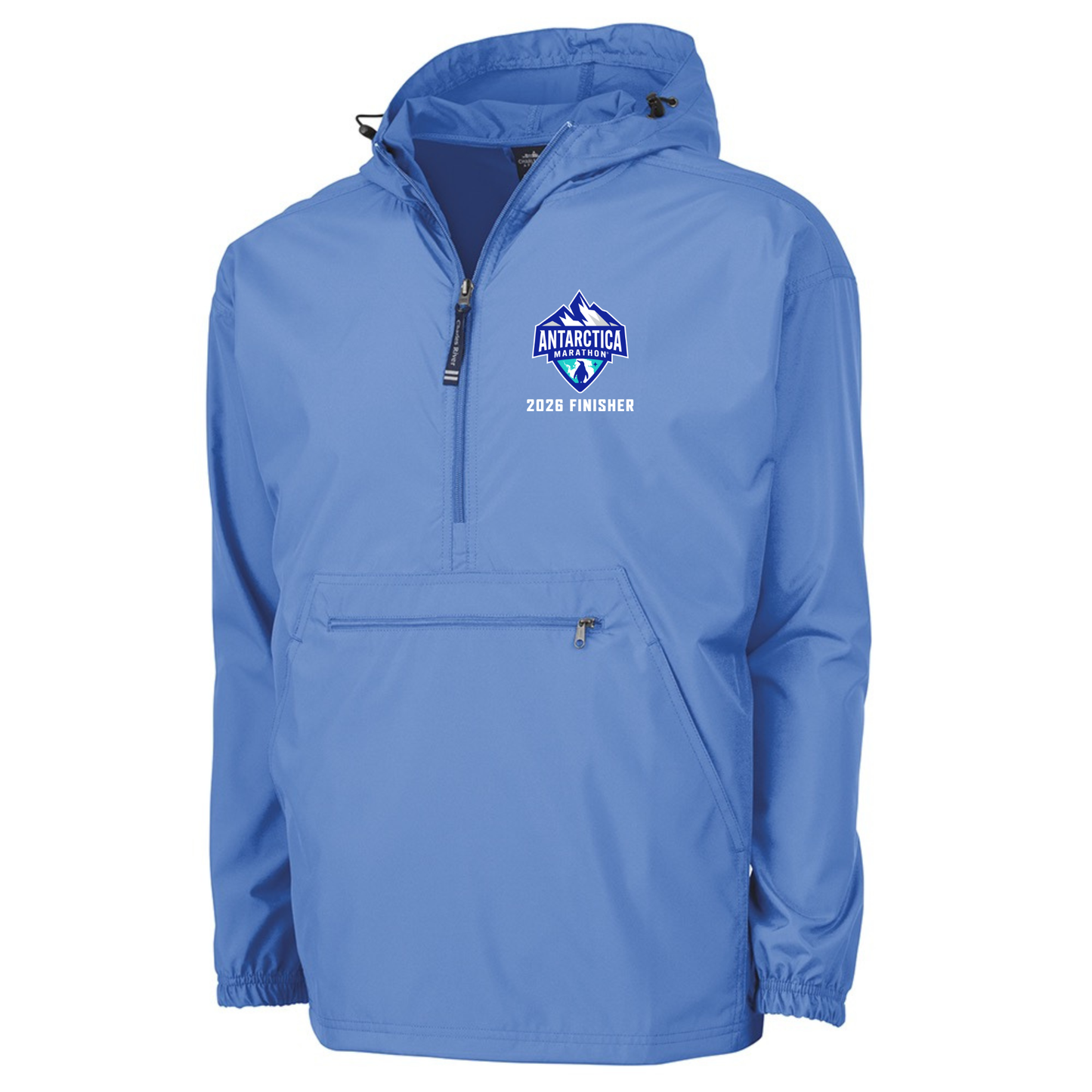 Antarctica Marathon Finisher 2026 - Pack-N-Go Pullover Jacket Columbia Blue (9904)