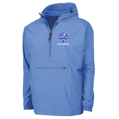 Antarctica Marathon Finisher 2026 - Pack-N-Go Pullover Jacket Columbia Blue (9904)