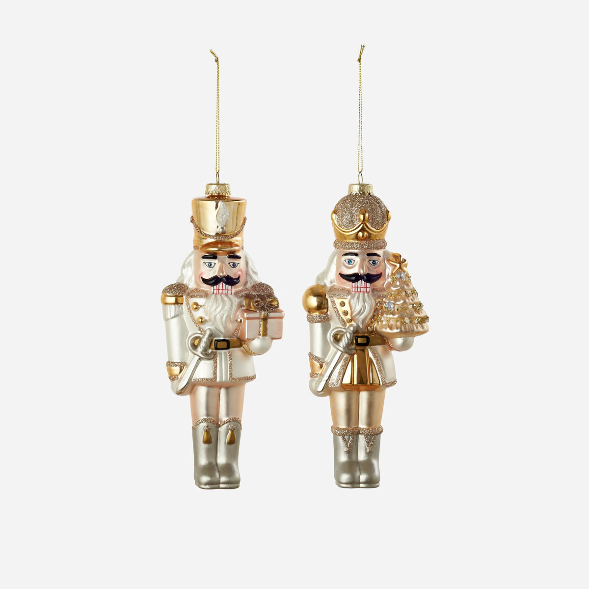 Gold/Silver Nutcracker Ornament