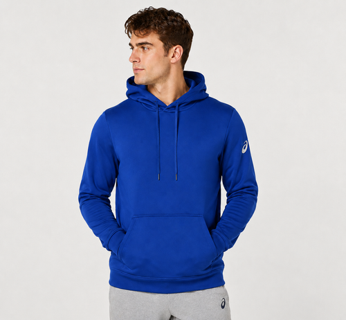 ASICS Men's French Terry Pullover Hoodie Royal (2031A617-044)
