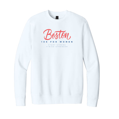 Boston 10K for Women - Unisex Fleece Crewneck Sweatshirt (DT6104)