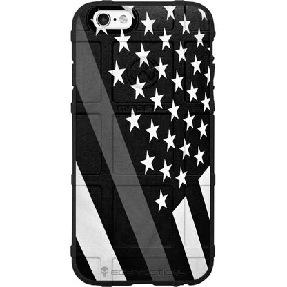 Black Subdued U.S. Flag Thin Line Police & Fireman Assorted Custom Printed Case Design for Apple, Samsung, Google & Motorola Phone Models