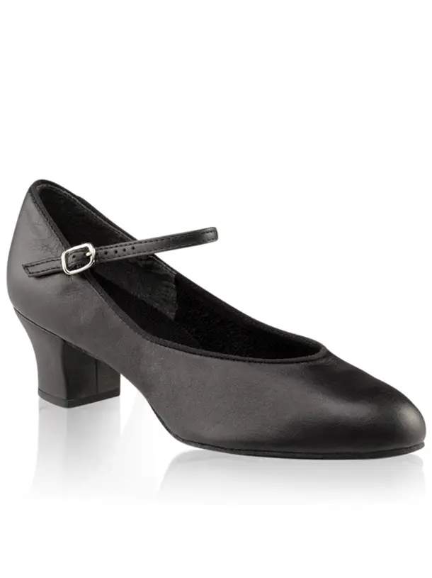 459 Black - Suede Sole Womenâs Jr Footlight Character Shoe - Select Size