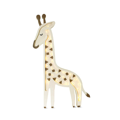 Handmade Wooden Lamp - Giraffe