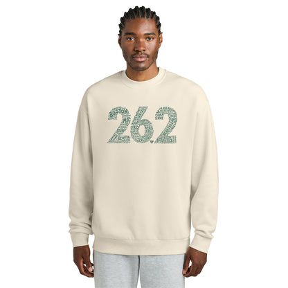 Boston 26.2 - Heavyweight Griege Fleece Crew (DT6154) (HBM26-07)