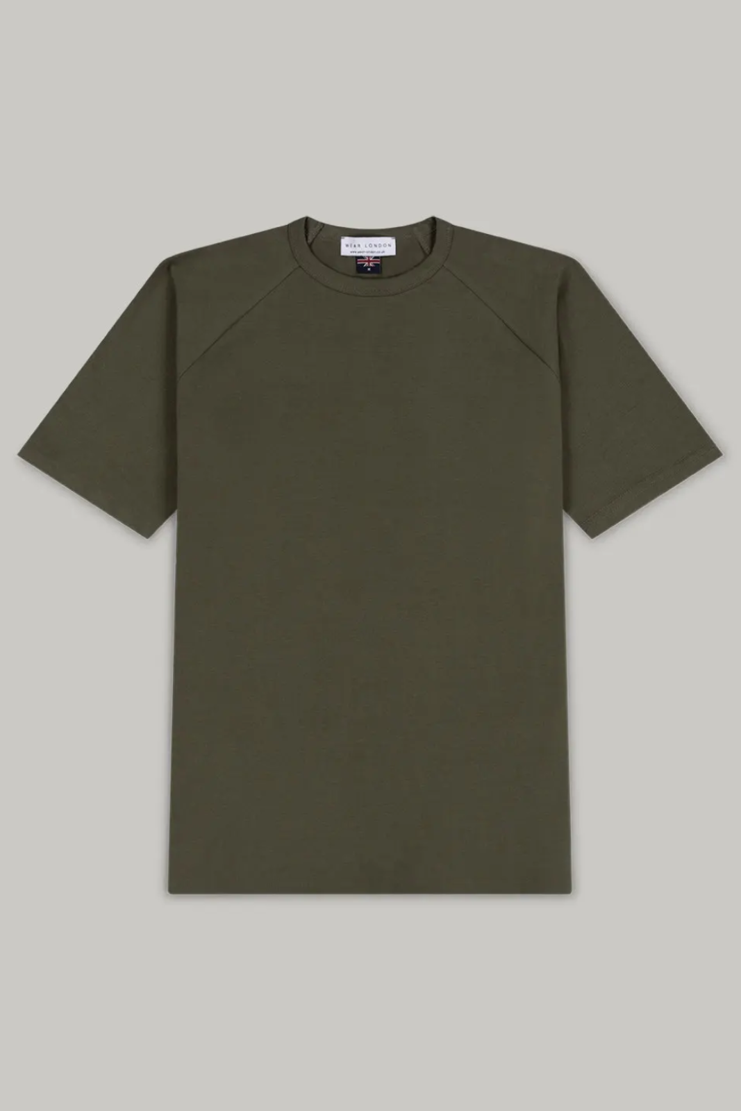 Hoxton Raglan Sleeve Fitted T-shirt - Olive