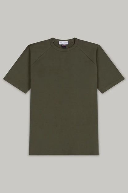 Hoxton Raglan Sleeve Fitted T-shirt - Olive