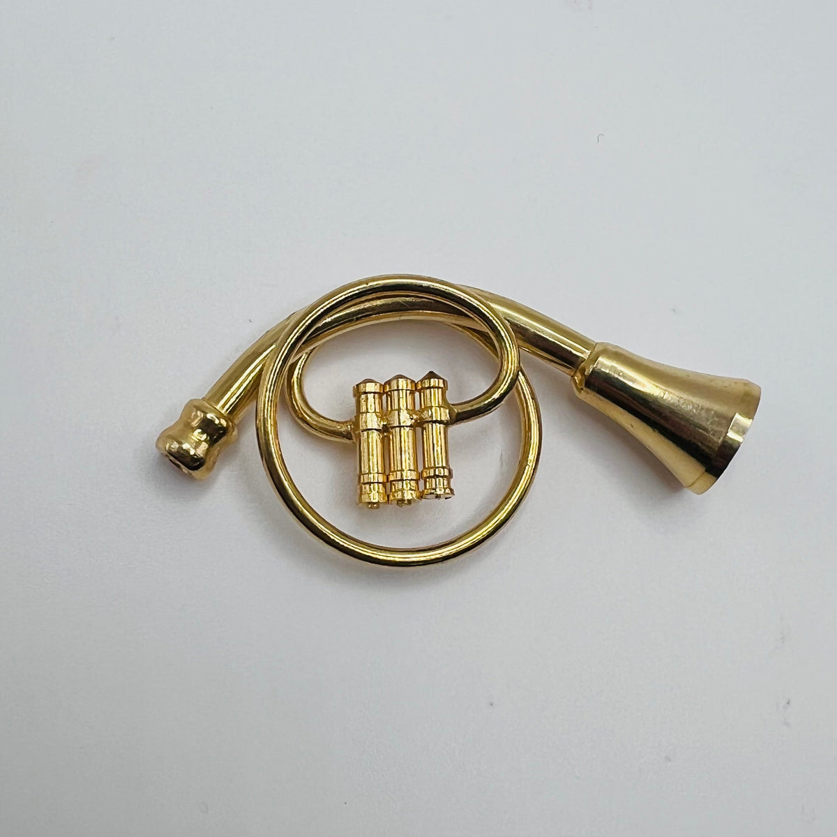French Horn Musical Instrument - 1/12 Scale Dollhouse Miniature