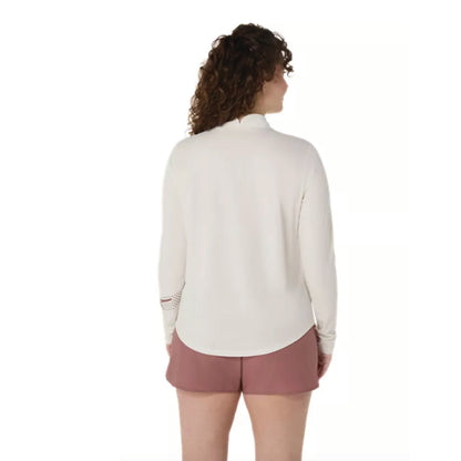 2026 Los Angeles Marathon FINISHER - ASICS Women's Icon 1/2 Zip Cream (2012D175) (LA26-34)