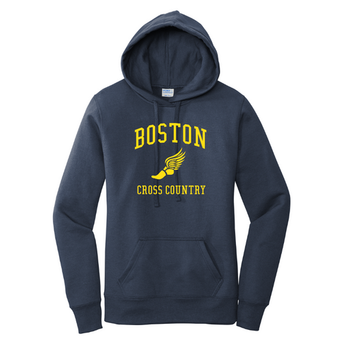 Boston Latin Academy Cross Country - Women's Fleece Pullover Hooded Sweatshirt (LPC78H)