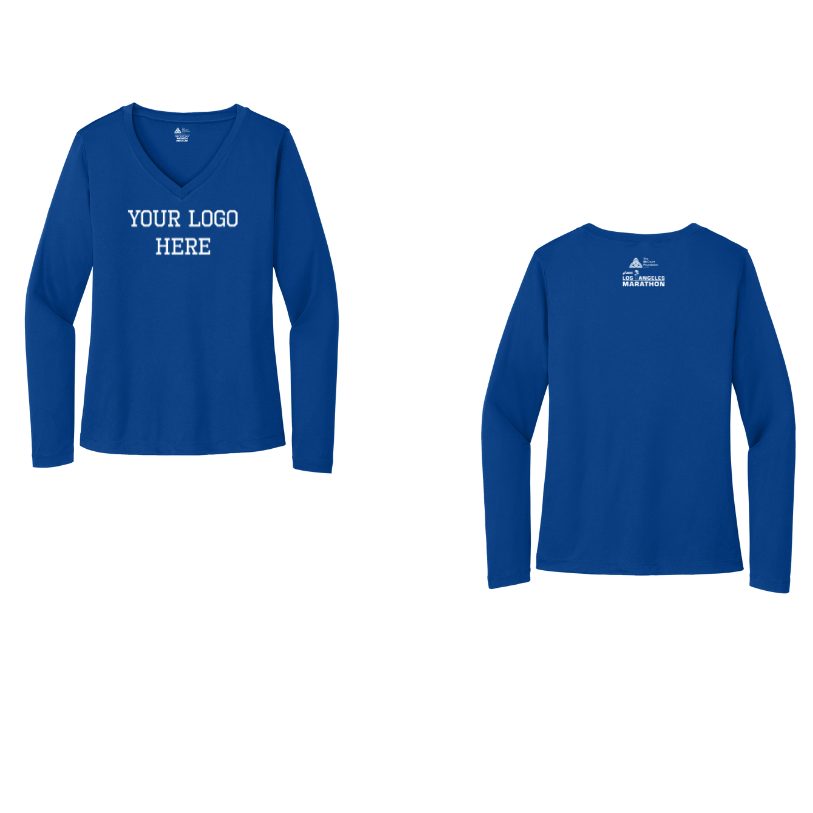 2026 Los Angeles Marathon Partners & Sponsors - Women's Long Sleeve Performance Tee (LST353LS)