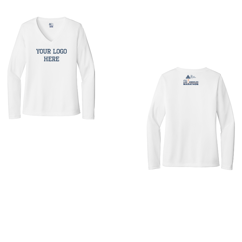 2026 Los Angeles Marathon Partners & Sponsors - Women's Long Sleeve Performance Tee (LST353LS)