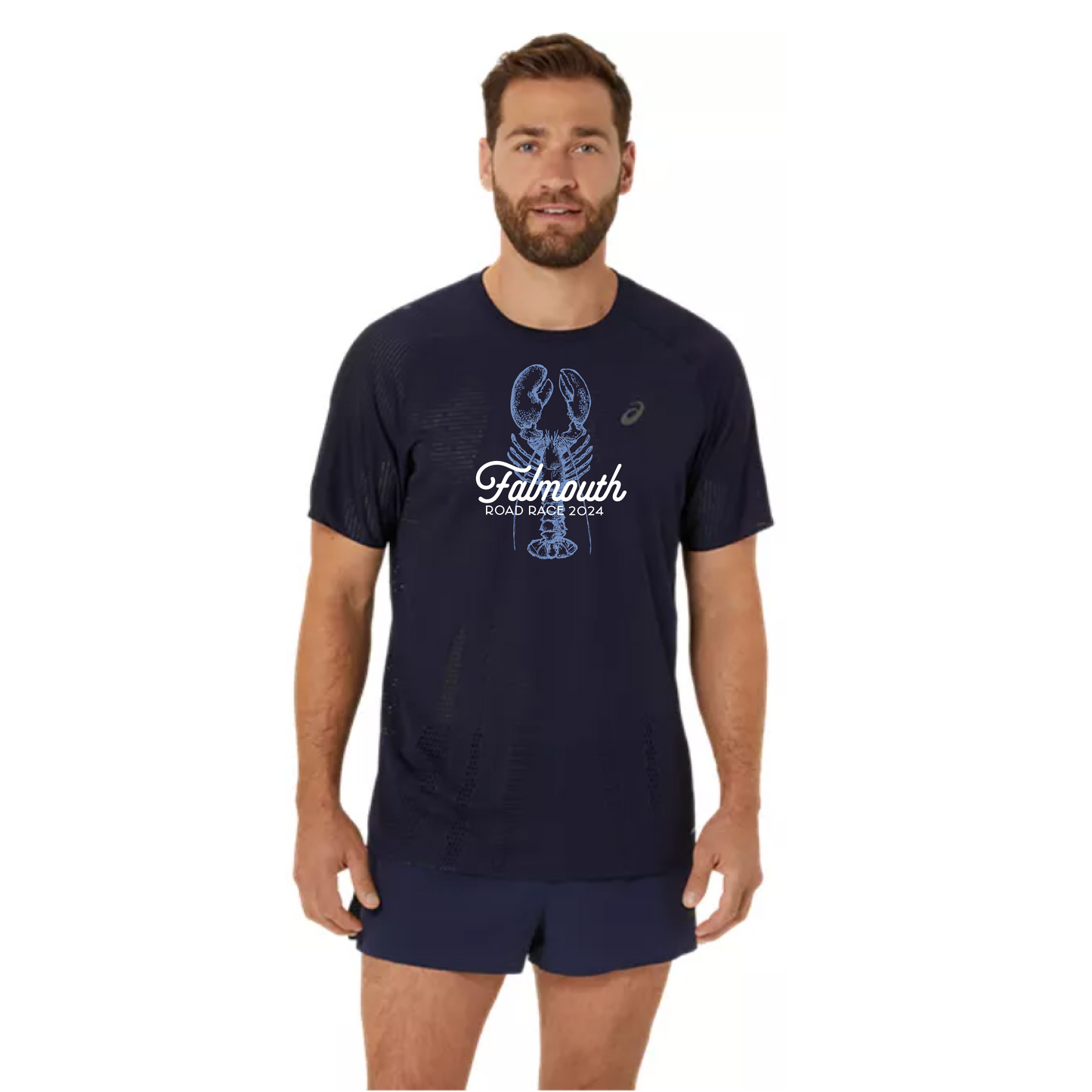 Asics Men's Falmouth Road Race 2024 Metarun Short Sleeve Top (2011C986-401) FRR17-24 (POS)