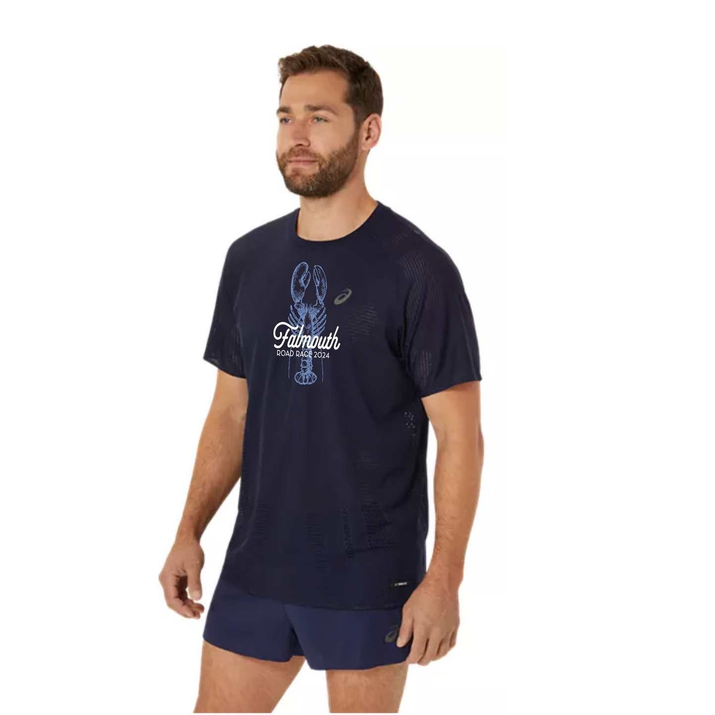 Asics Men's Falmouth Road Race 2024 Metarun Short Sleeve Top (2011C986-401) FRR17-24 (POS)